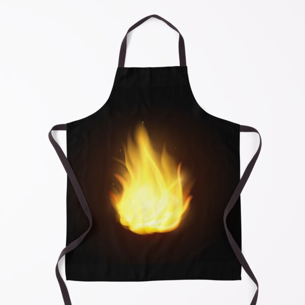 Item preview, realistic fire flames. Burning spruts of flame effect with sparkles. Graphic design designed and sold by Yevheniia Hulinska.