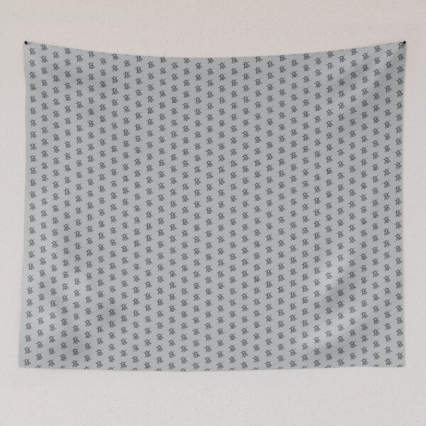 Item preview, Bee on grey pattern designed and sold by JillBusbyArt.