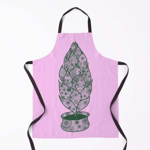 Item preview, Minimalistic plant in pot with mandala pattern designed and sold by CiniArt.