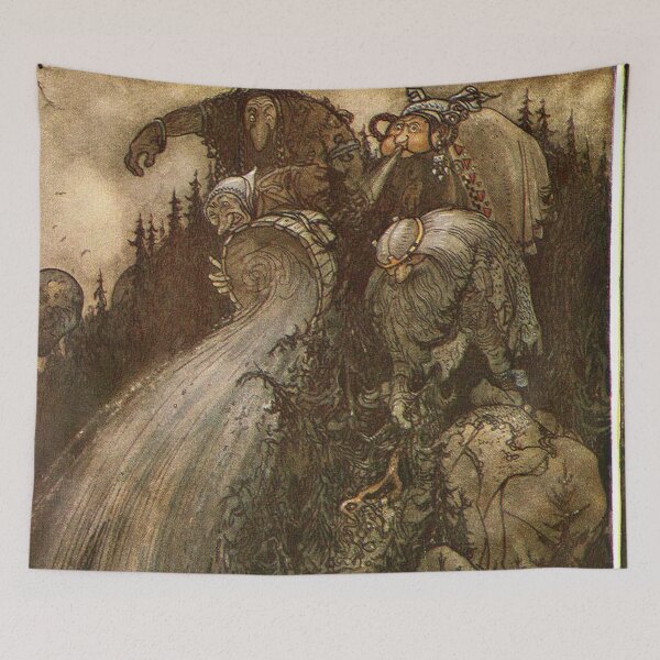 Item preview, Three Giants Vintage John Bauer fantasy artwork designed and sold by Vintage Designs +.
