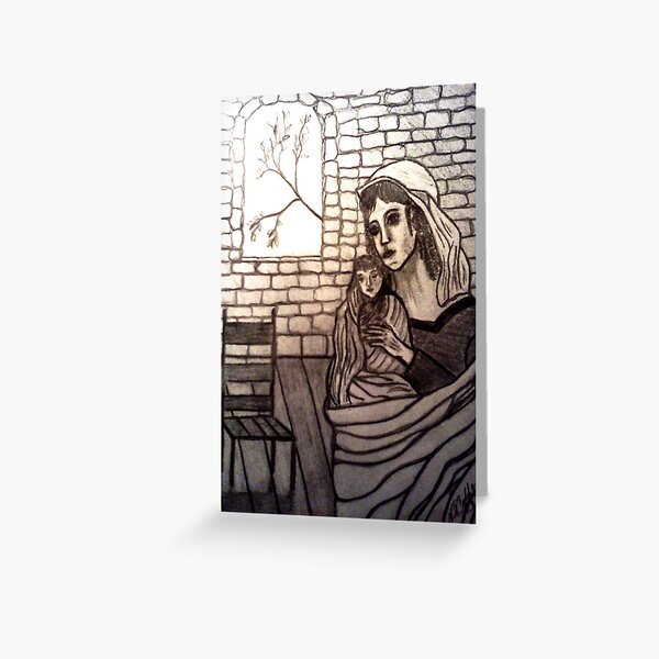MOTHER AND CHILD Greeting Card