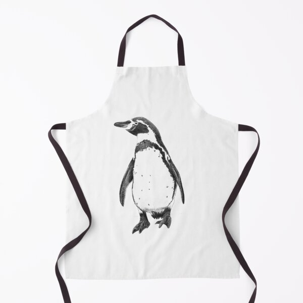 Item preview, Penguin Sketch In Black And White designed and sold by Running-Duck.