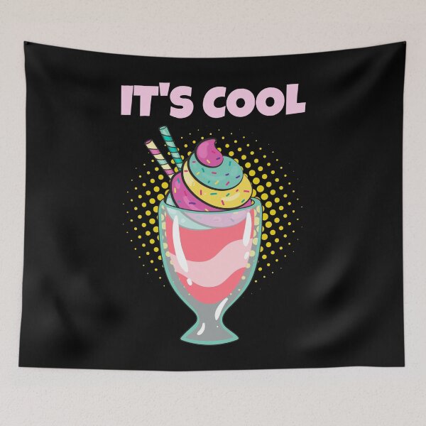Item preview, It's Cool Ice Cream Design designed and sold by Paula Helit.