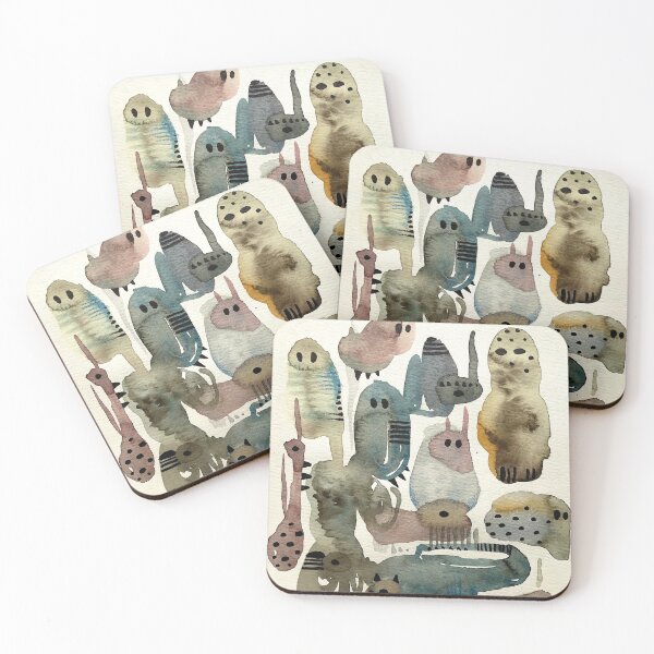 Item preview, Watercolor Characters Fun Cute designed and sold by dinuty.