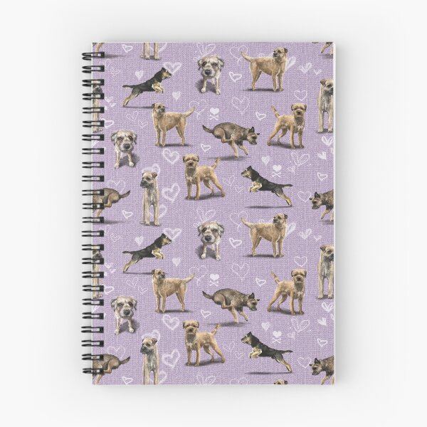Item preview, The Border Terrier Purple Version designed and sold by Elspeth Rose Design.