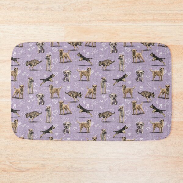 Item preview, The Border Terrier Purple Version designed and sold by Elspeth Rose Design.