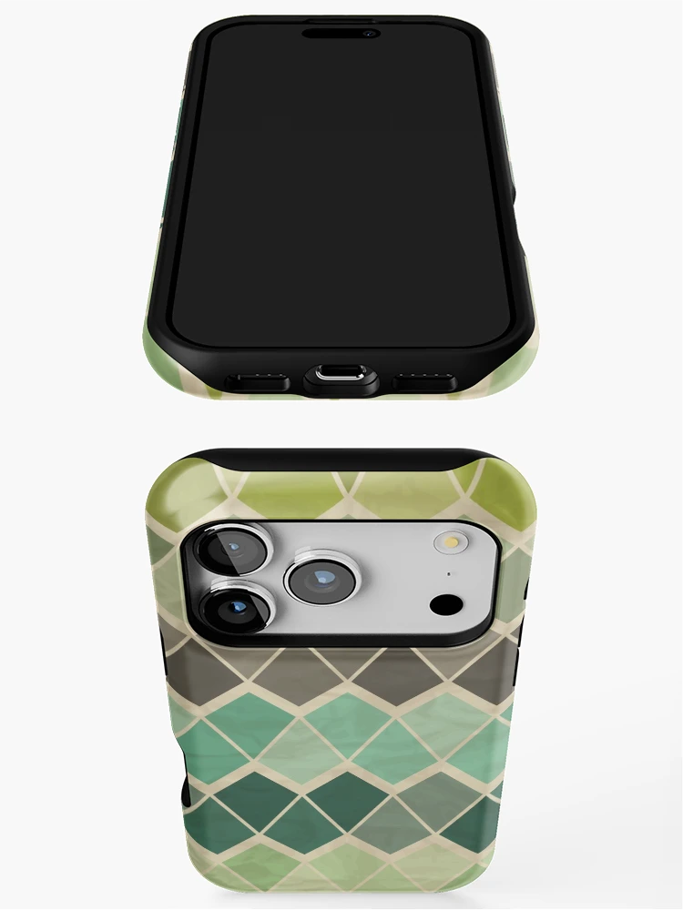 Thumbnail 3 of 4, iPhone Case, Retro Geometric Pattern designed and sold by patternprint1.