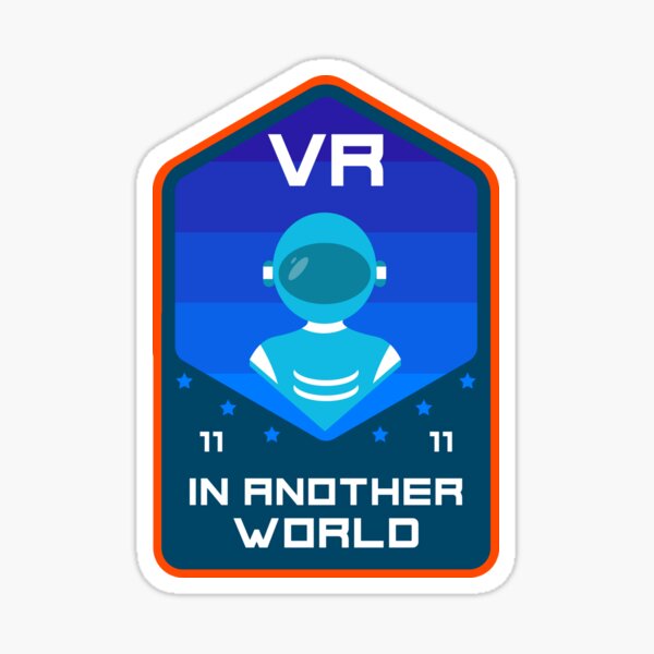 Funny Vr Stickers Redbubble - vr gun warfare oculusvive support roblox