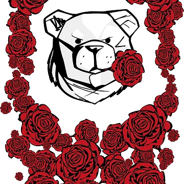 Artwork thumbnail, ROBUST BEAR RED ROSES by Robust