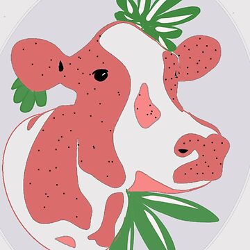 Artwork thumbnail, Strawberry cow by racer0220
