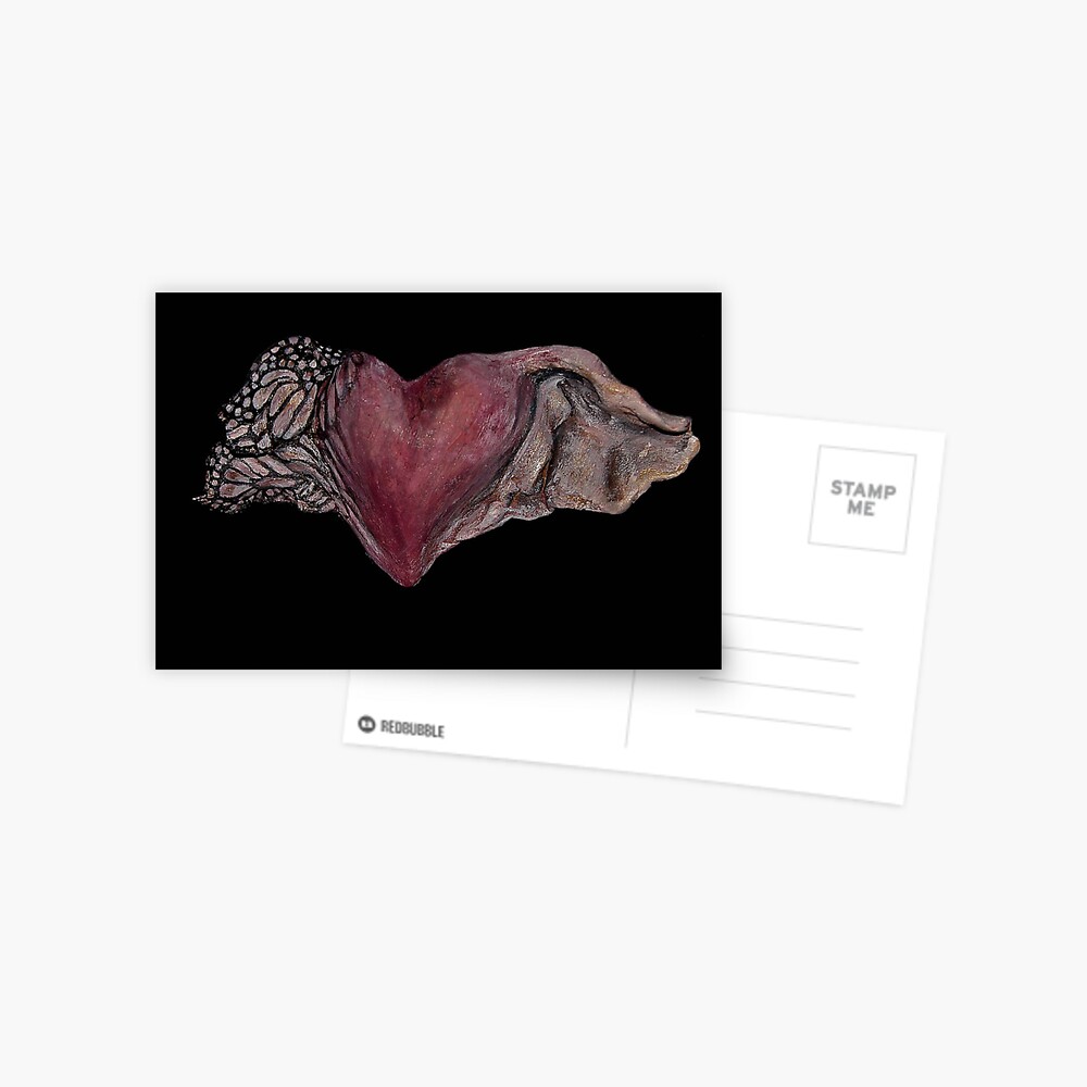 Flutter-by Heart Postcard