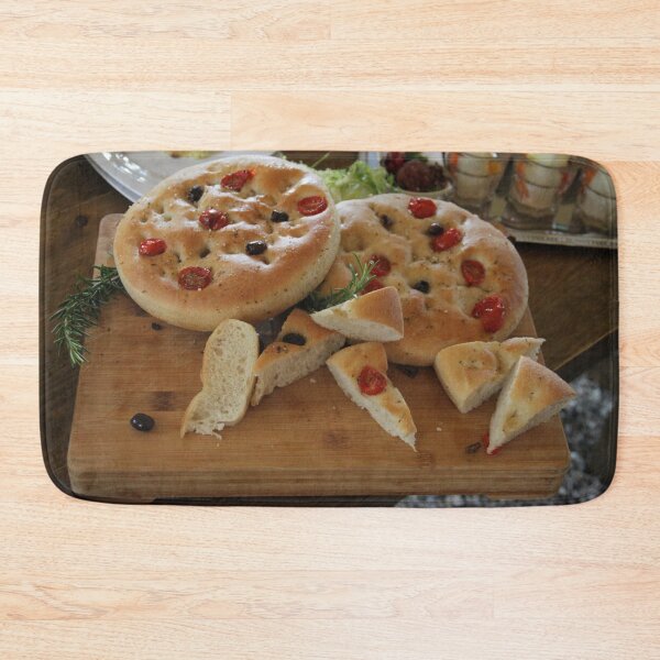 Item preview, Flat bread olive oil ans tomatoes designed and sold by EstelleRossetti.