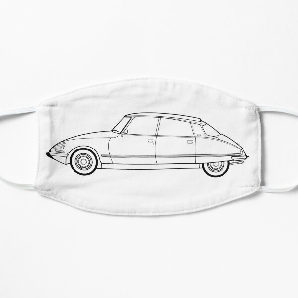 Masque « Illustration de dessin au trait Citroen 2CV », par 