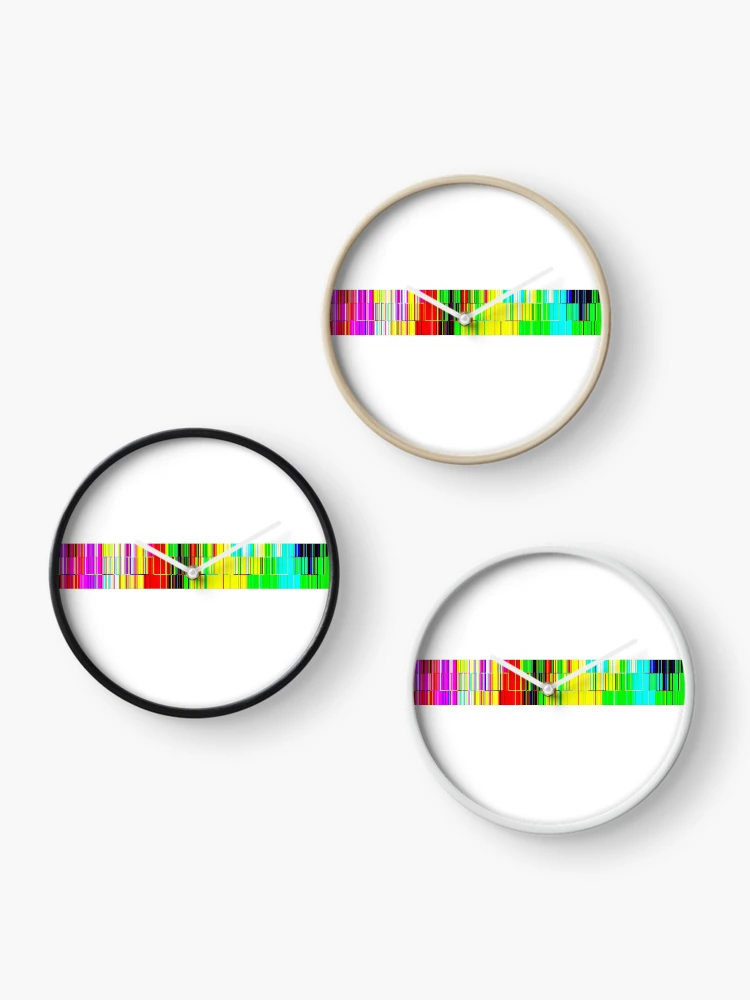 Thumbnail 3 of 4, Clock, Spectrum data glitch designed and sold by UDDesign.
