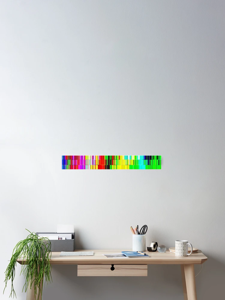 Thumbnail 2 of 3, Poster, Spectrum data glitch designed and sold by UDDesign.