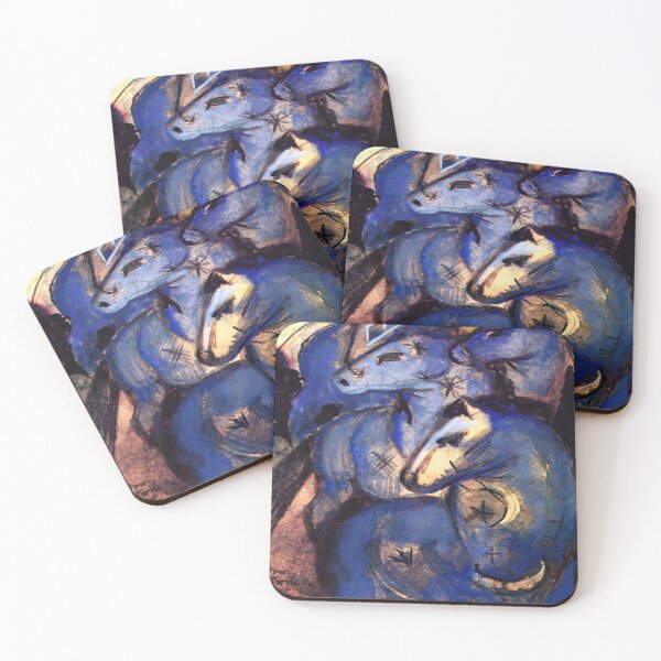Item preview, The Tower of Blue Horses (sketch)-Franz Marc designed and sold by LexBauer.