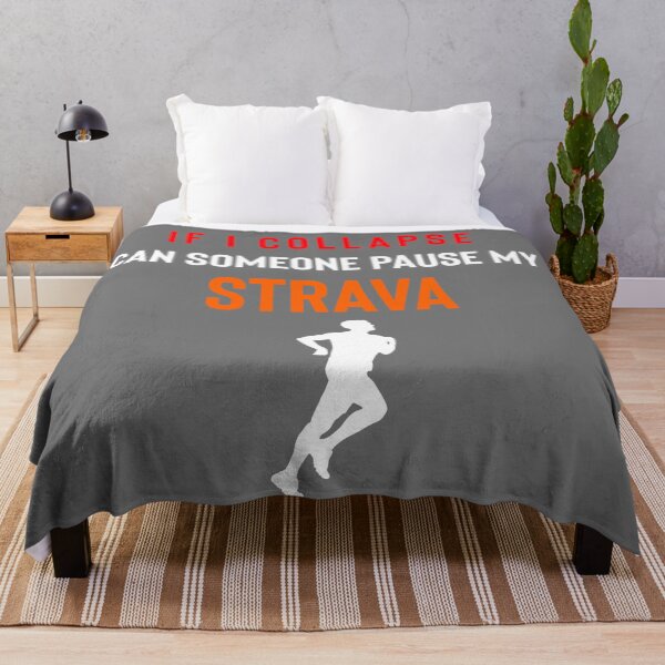 Item preview, If I Collapse Pause My Strava designed and sold by Raw Creative Prints.