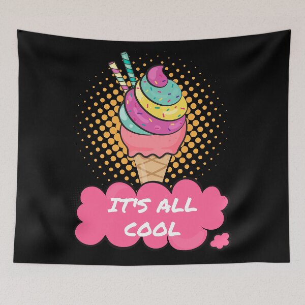 Item preview, It's All Cool Ice Cream Design designed and sold by Paula Helit.