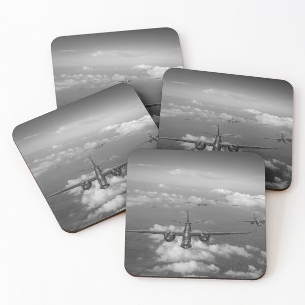 Item preview, RAF Bostons at medium altitude black and white version designed and sold by Flight Artworks.