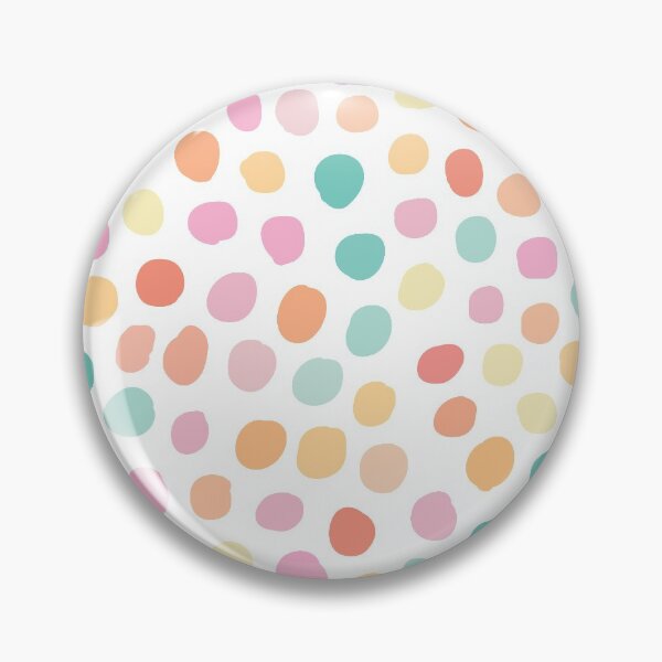 Cute Pastel Dots Pin