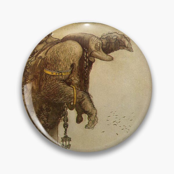 Artikelvorschau, Wandering Giant Vintage John Bauer fantasy artwork entworfen und verkauft von Vintage Designs +.