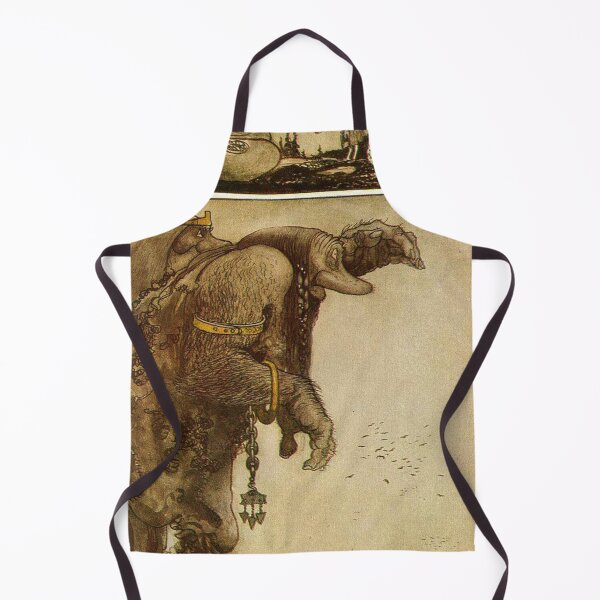 Aperçu de l'œuvre Wandering Giant  Vintage John Bauer fantasy artwork créée et vendue par Vintage Designs +.