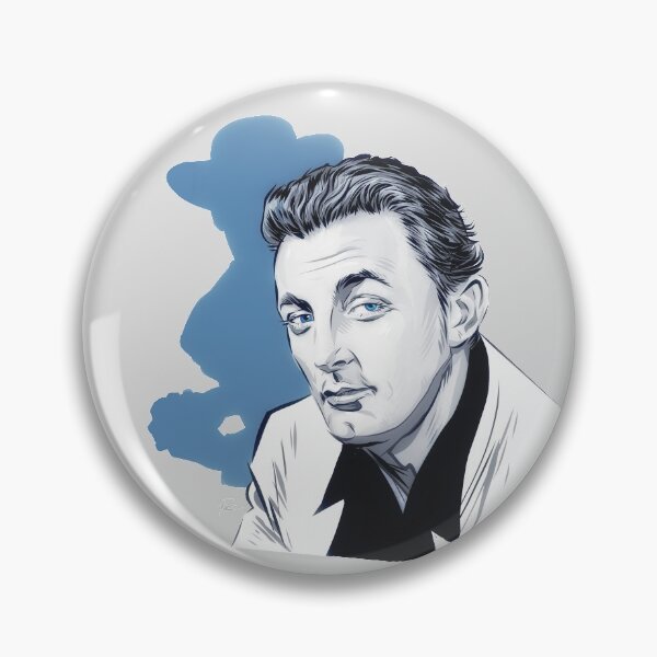 Item preview, Robert Mitchum - An illustration by Paul Cemmick designed and sold by TIGERDAVER.