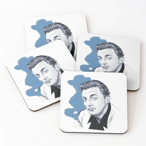 Item preview, Robert Mitchum - An illustration by Paul Cemmick designed and sold by TIGERDAVER.