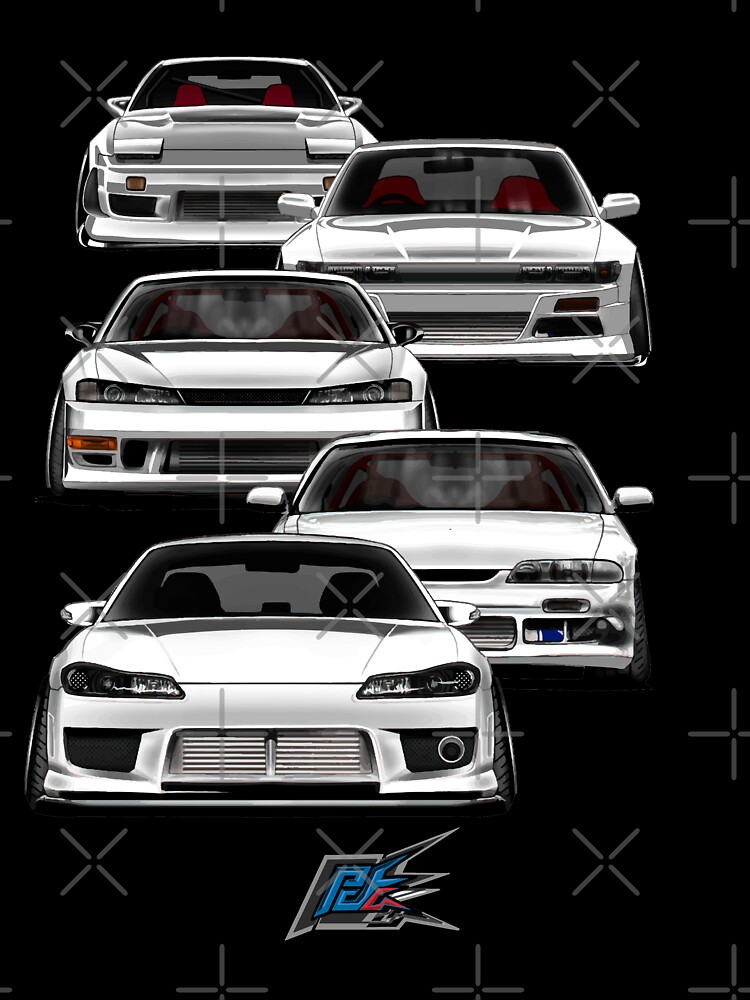 Generationen und Evolution des NISSAN S-Chassis silvia Babystrampler