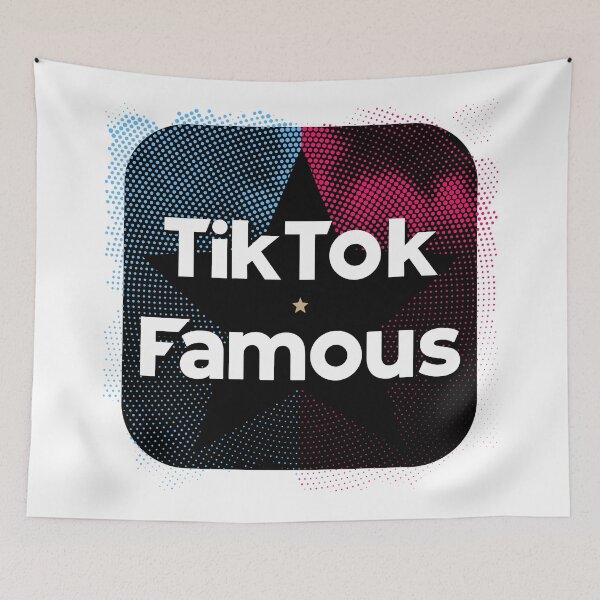 Item preview, Tiktok Famous – social media SUPER star FUN app logo – be yourself – create awesomeness designed and sold by originalsusie.