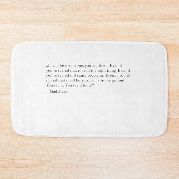 Item preview, mark sloan quote designed and sold by Rinschkani.