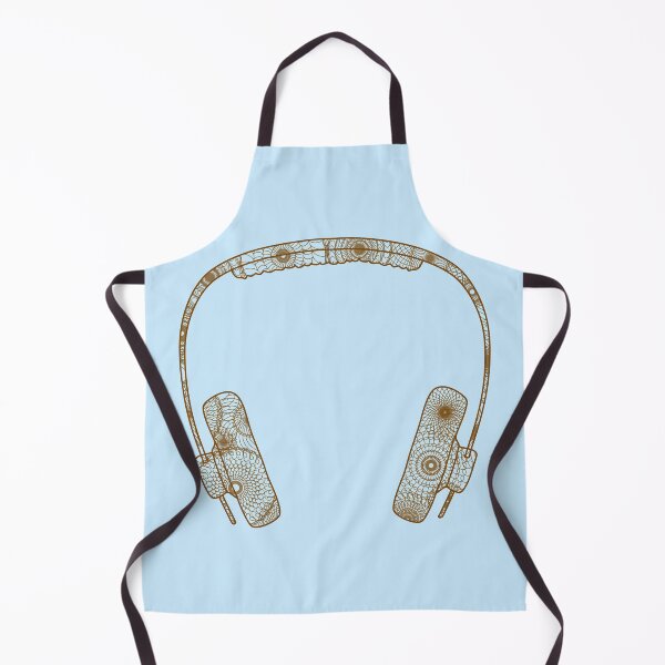 Item preview, Minimalistic headphone design with mandala pattern designed and sold by CiniArt.
