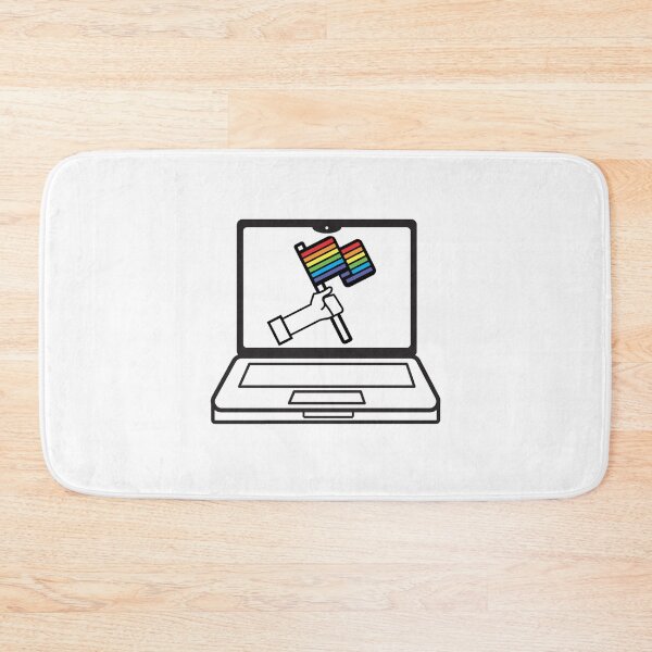 Item preview, Pride at home rainbow flag designed and sold by LindeSwi13.