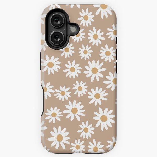 Item preview, Light Daisies - daisy pattern, floral, florals, flower, retro, vintage, 70s, camel, brown, rust, earthy, terracotta designed and sold by charlottewinter.