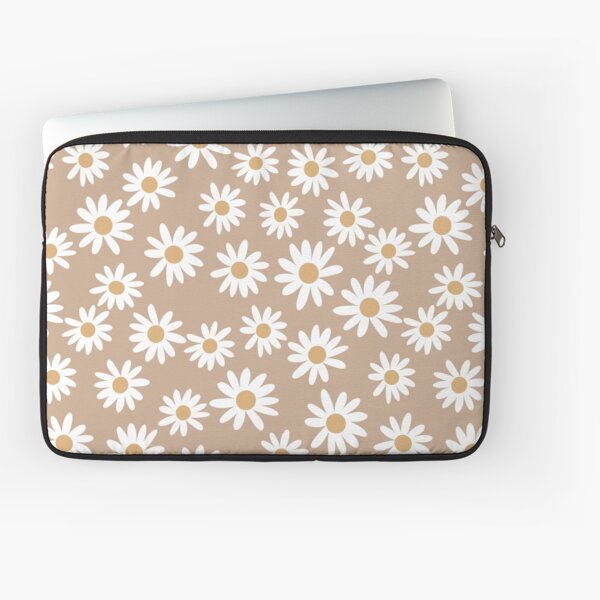  JIPONI Daisy Floral Pattern 15.6 16 Inch Laptop Case