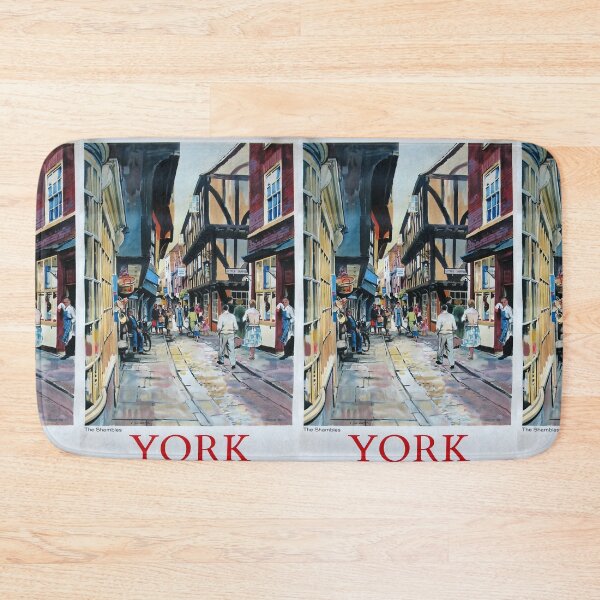 Artikelvorschau, Eisenbahn Plakat York entworfen und verkauft von stickart-marek.