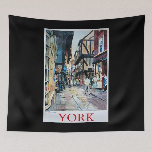 Artikelvorschau, Eisenbahn Plakat York entworfen und verkauft von stickart-marek.