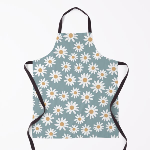 Item preview, Blue Daisies - daisy pattern, floral, florals, flower, retro, vintage, 70s, camel, brown, rust, earthy, terracotta designed and sold by charlottewinter.