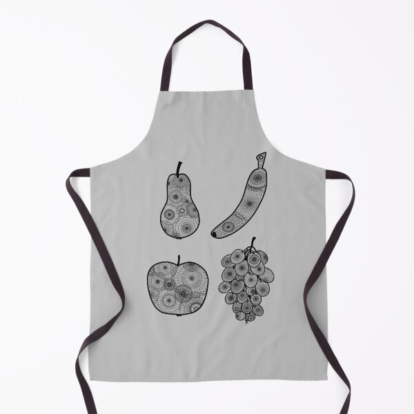 Item preview, Minimalistic fruits design with mandala pattern designed and sold by CiniArt.