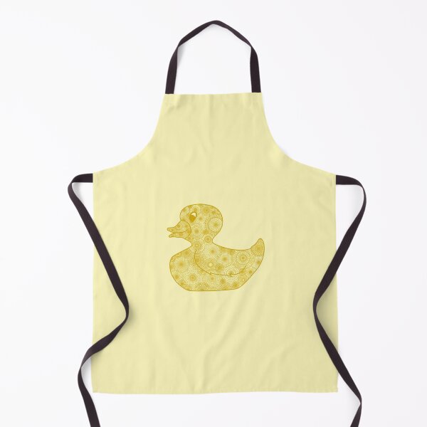 Item preview, Minimalistic yellow rubber duck with mandala pattern designed and sold by CiniArt.