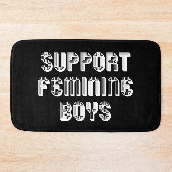 Item preview, SUPPORT FEMININE BOYS designed and sold by SquareClub.