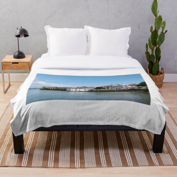 Item preview, View of waterfront and old town Casco Viejo in Panama City designed and sold by krisgreenwood.