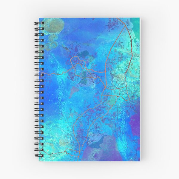 Item preview, Phuket Thailand Street Map Blue Lagoon designed and sold by IvonDesign.