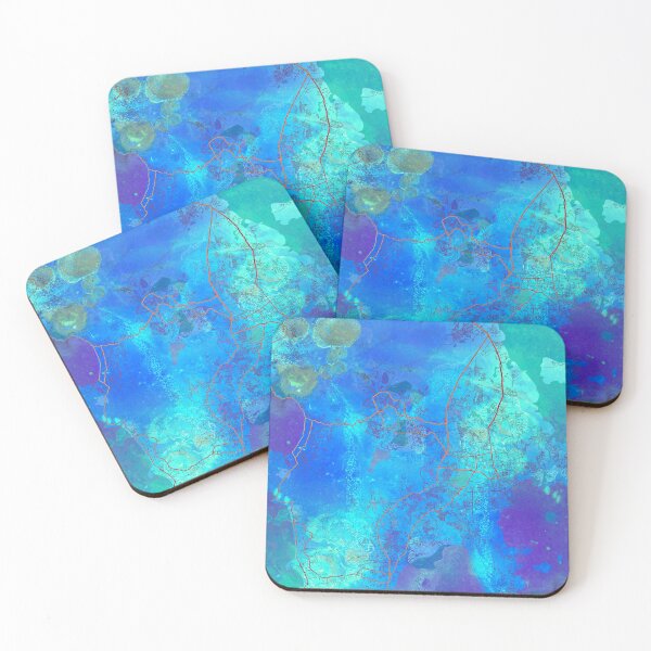 Item preview, Phuket Thailand Street Map Blue Lagoon designed and sold by IvonDesign.