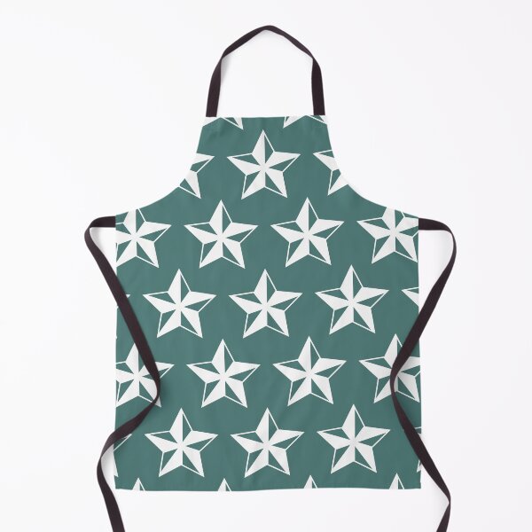 Item preview, Green and White Star Pattern designed and sold by cgroenewald.