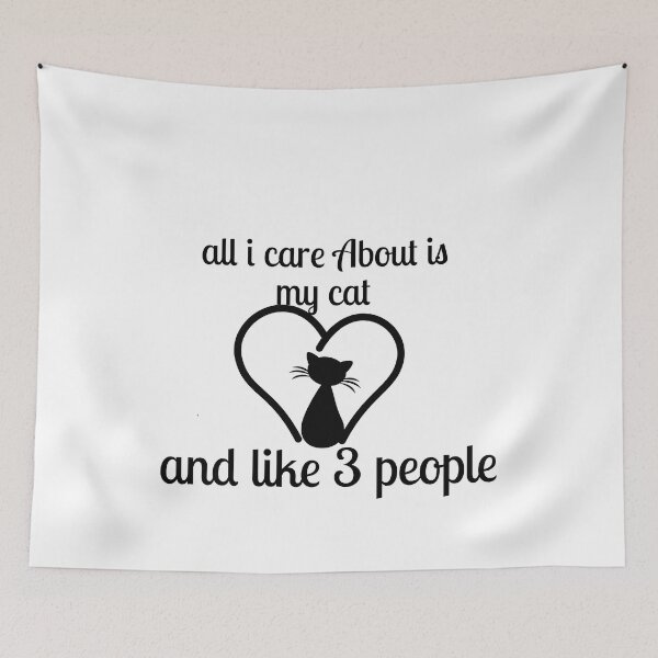 Item preview, Copy of  all i care about is my cat and like 3 people  designed and sold by bkjournaly2020.