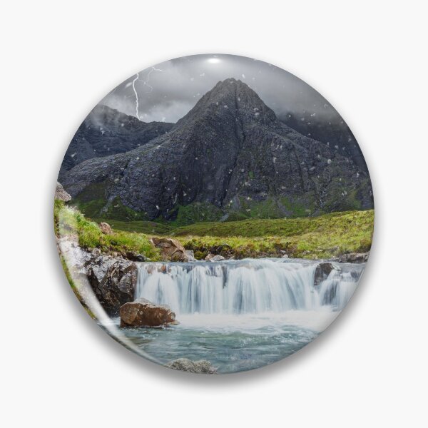 Item preview, Spring lightning storm at the Fairy Pools. designed and sold by Phillip Thornton.