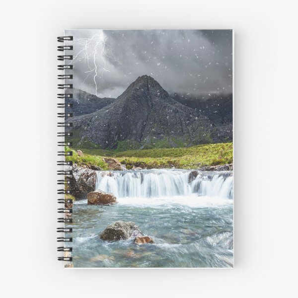 Item preview, Spring lightning storm at the Fairy Pools. designed and sold by Phillip Thornton.