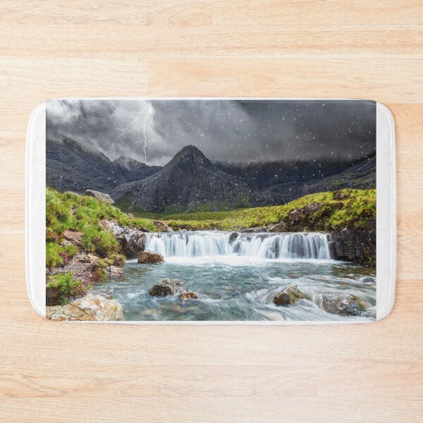 Item preview, Spring lightning storm at the Fairy Pools. designed and sold by Phillip Thornton.