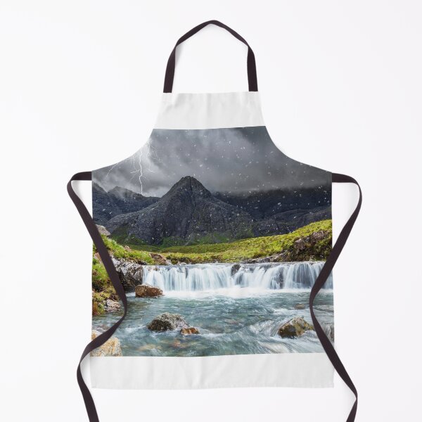 Item preview, Spring lightning storm at the Fairy Pools. designed and sold by Phillip Thornton.